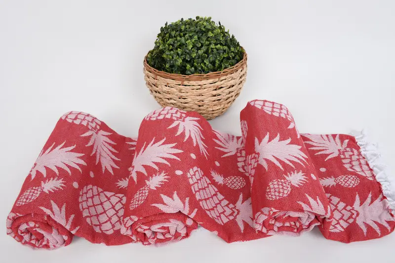 Wedding Favors, Home Decor Gifts, Bath towel, Towel With Name, Luxury Beach Towel, 70x36 Cotton Pineapple Design Towel, Wedding Gift For Bride - 8