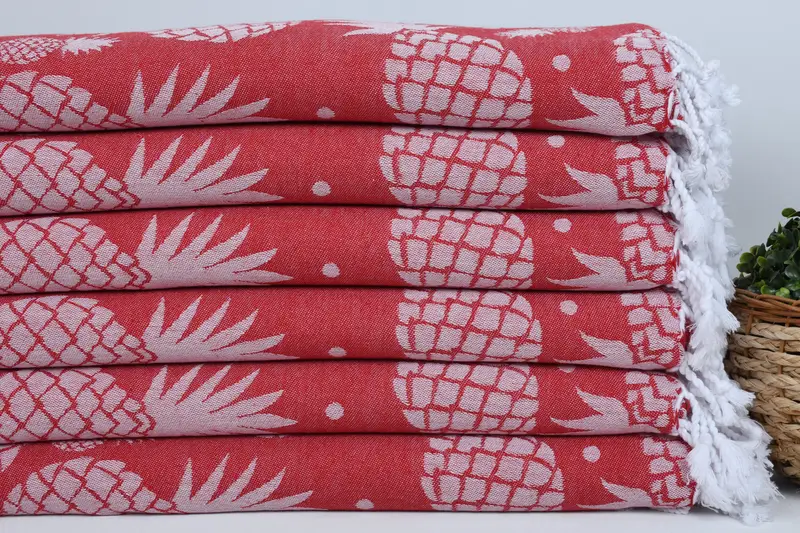 Wedding Favors, Home Decor Gifts, Bath towel, Towel With Name, Luxury Beach Towel, 70x36 Cotton Pineapple Design Towel, Wedding Gift For Bride - 2