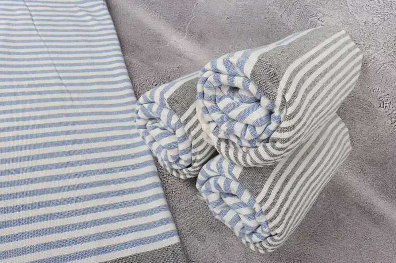 Hammam towel, Bachelorette Party Favors, Bridesmaid Towel, 68x40 Cotton Striped Terry Towel, Bride Gift, Bachelorette Party Gifts Bridesmaids - 8