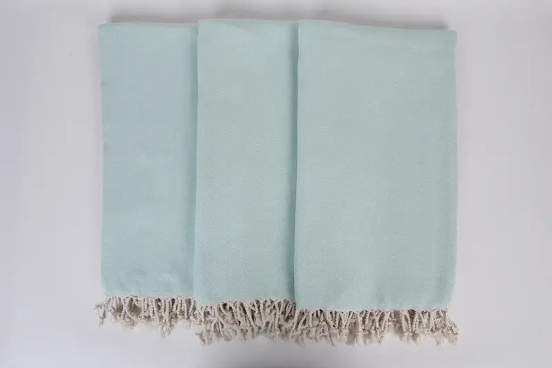 70x40 Cotton Herringbone Towel, Personalize Gift, Embroidered Towel, Soft and absorbent Turkish towel, Organic Turkish towel, Custom Beach Towel - 7