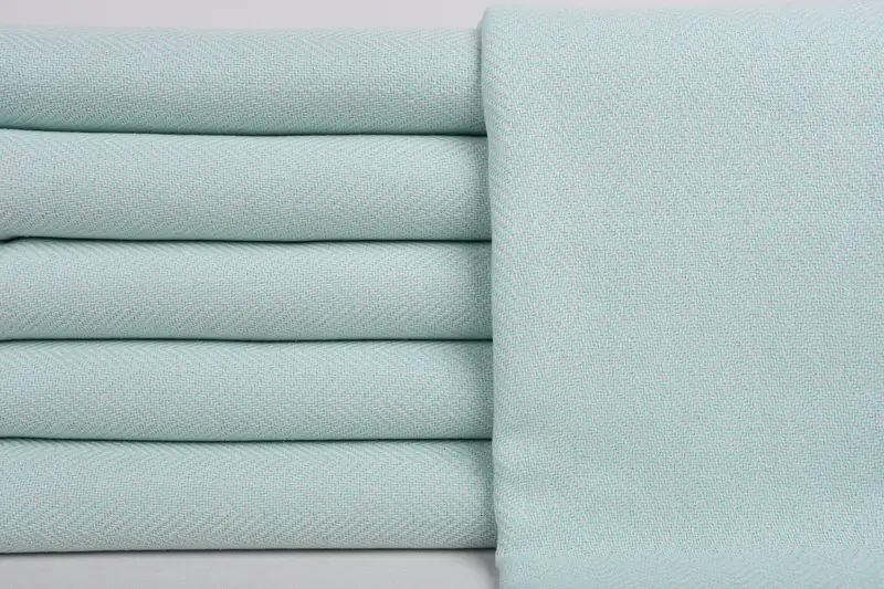 70x40 Cotton Herringbone Towel, Personalize Gift, Embroidered Towel, Soft and absorbent Turkish towel, Organic Turkish towel, Custom Beach Towel - 1