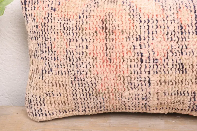 Antique Pillows, Pillow for Sofa, Yoga Pillow, Pillow Sham, 8x16 Blue Pillow Sham, Vintage Kilim Pillow, Office Chair Cushion Cover - 3