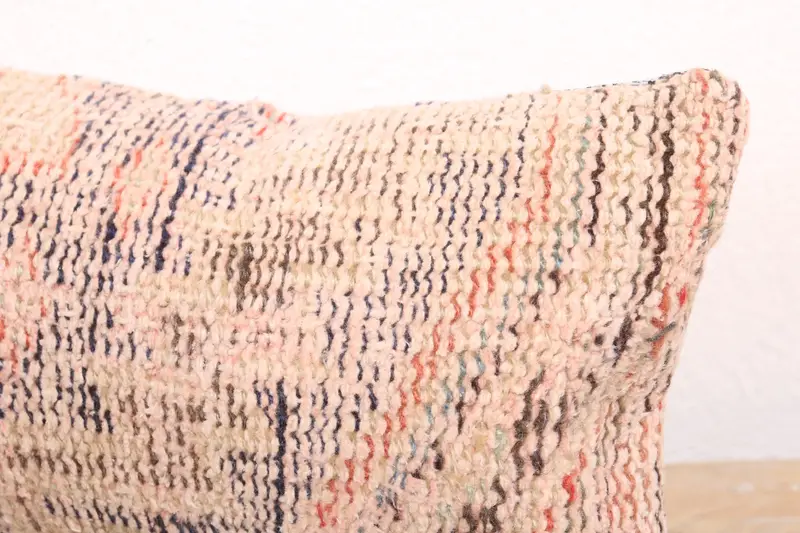 Antique Pillows, Pillow for Sofa, Yoga Pillow, Pillow Sham, 8x16 Blue Pillow Sham, Vintage Kilim Pillow, Office Chair Cushion Cover - 5