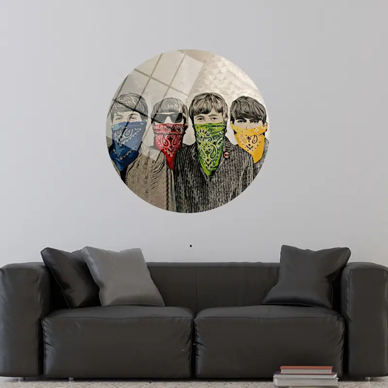 鮮やかなキャンバス: バンクシーのバンダナとグラフィティ ストリート アート