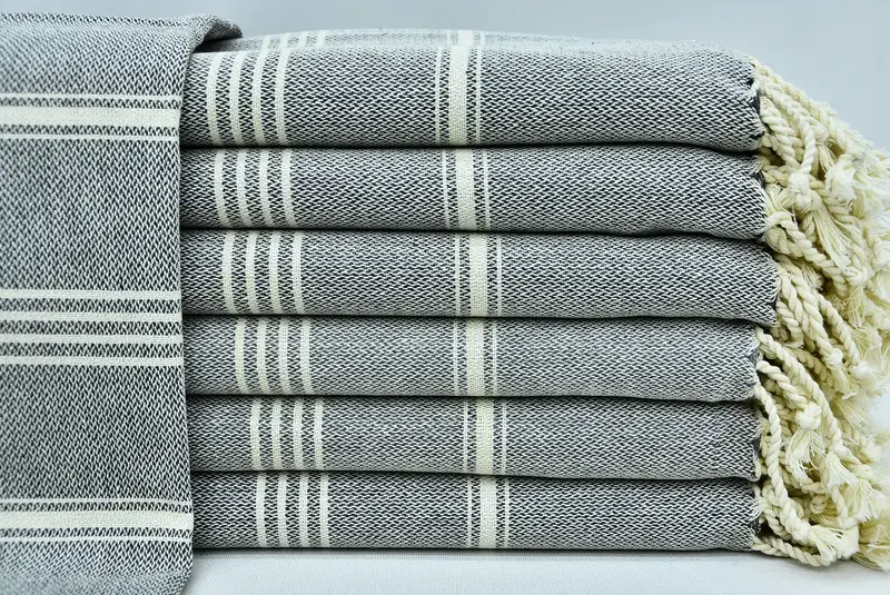 Luxury towel, Custom Beach Towel, Personalized Wedding Gift For Couple, Beach Size Towel, Custom Wedding Gifts, 70x40 Cotton Striped Towel - 1