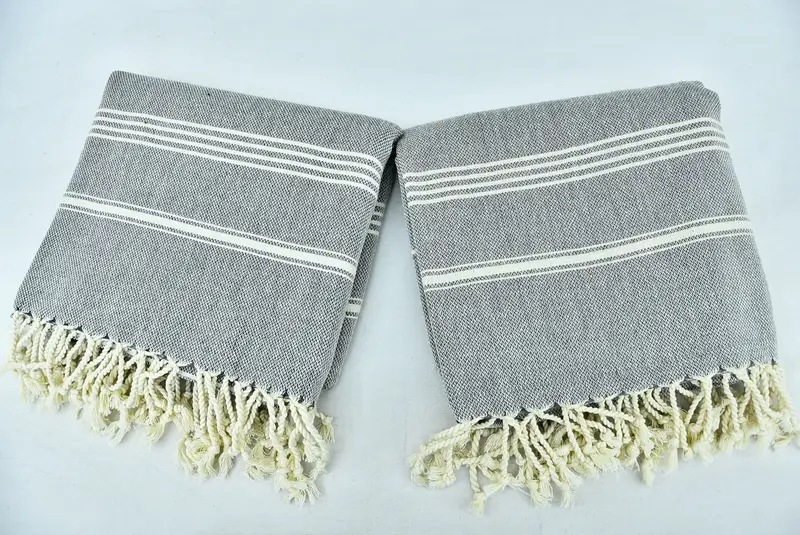 Luxury towel, Custom Beach Towel, Personalized Wedding Gift For Couple, Beach Size Towel, Custom Wedding Gifts, 70x40 Cotton Striped Towel - 4