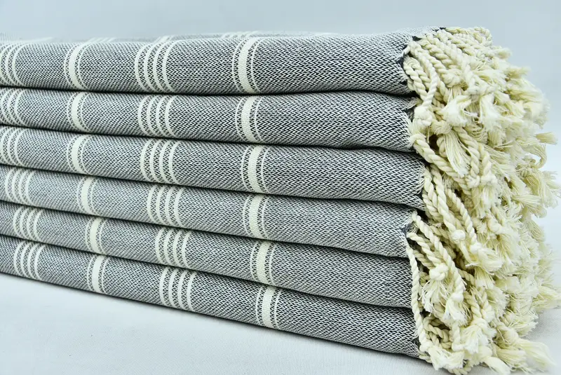 Luxury towel, Custom Beach Towel, Personalized Wedding Gift For Couple, Beach Size Towel, Custom Wedding Gifts, 70x40 Cotton Striped Towel - 3