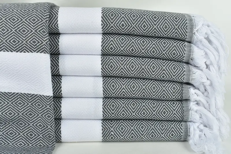 Turkish hand towel, 70x40 Cotton Diamond Towel, Bachelor Gifts, Bulk Order Towel, Home Gift, Beach Size Towel, Turkish Towel Beach, Monogram Towels - 1