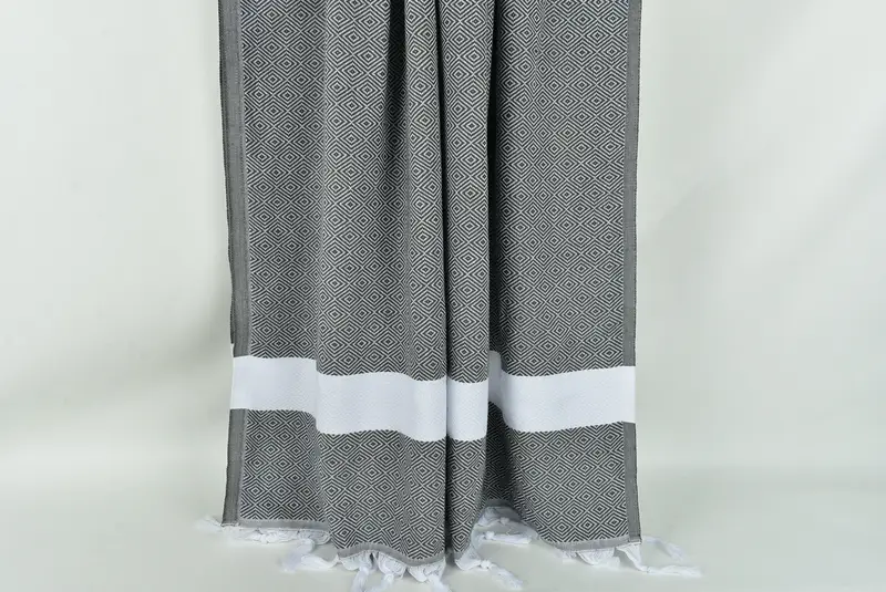 Turkish hand towel, 70x40 Cotton Diamond Towel, Bachelor Gifts, Bulk Order Towel, Home Gift, Beach Size Towel, Turkish Towel Beach, Monogram Towels - 8