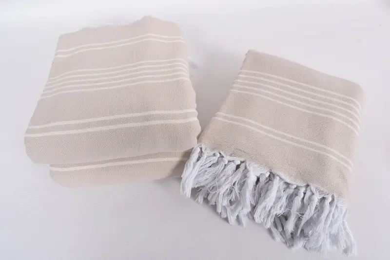 Monogram Blanket, 96x70 Cotton Striped Towel, Personalized Blanket, Custom Shower Curtain, Boho Throw Blankets, Organic Beach Blanket, Couch Cover - 7
