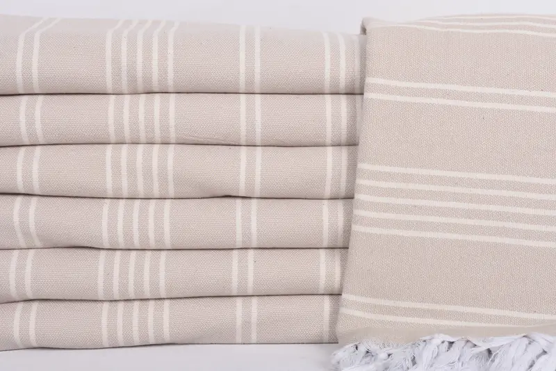 Monogram Blanket, 96x70 Cotton Striped Towel, Personalized Blanket, Custom Shower Curtain, Boho Throw Blankets, Organic Beach Blanket, Couch Cover - 2