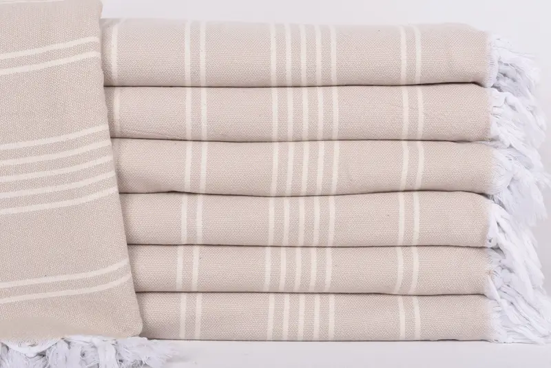 Monogram Blanket, 96x70 Cotton Striped Towel, Personalized Blanket, Custom Shower Curtain, Boho Throw Blankets, Organic Beach Blanket, Couch Cover - 1