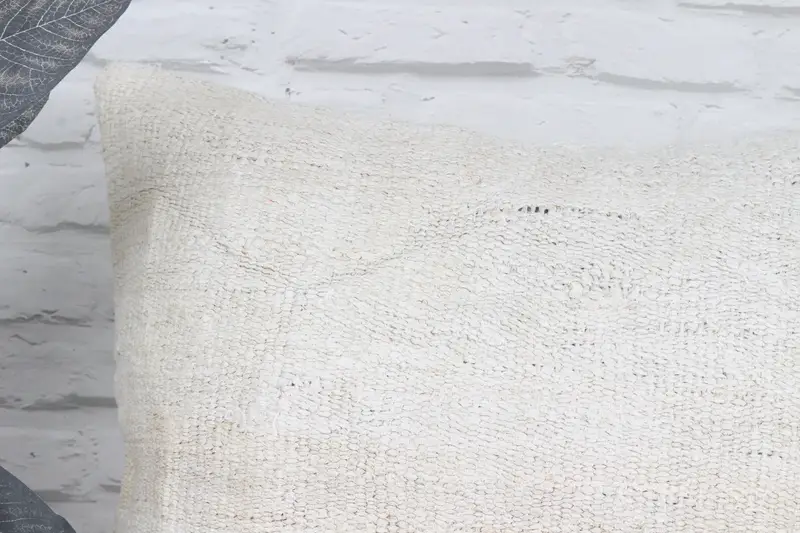 Ethnic Throw Cushion Case, Boho Pillow Sham Cover, Wholesale Pillow, 20x20 White Cushion Case, Pillow Cover, Antique Pillows, Kilim Pillow Cover - 2