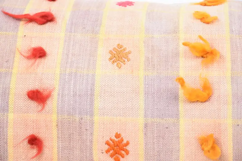 Vintage Kilim Pillow, Home Decor Pillow, 16x48 Beige Cushion Cover, Boho Pillow, Comfy Throw Cushion Cover, Patio Pillow Cover, Pillow Case - 3