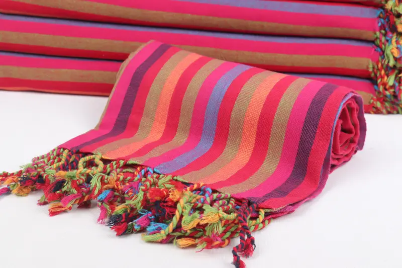 Valentines Day Gift, Bachelor Bachelorette Party Favors, 70x36 Cotton Striped Towel, Beach towel, Wedding Gifts Towel, Girl Trip Party Favor - 4