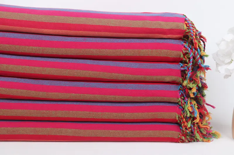 Valentines Day Gift, Bachelor Bachelorette Party Favors, 70x36 Cotton Striped Towel, Beach towel, Wedding Gifts Towel, Girl Trip Party Favor - 3