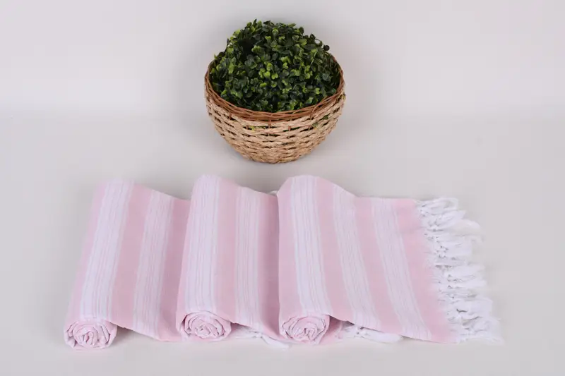 Cotton towel, Beach Towel Bulk, First Wedding Anniversary Gift, 70x40 Cotton Striped Towel, Yoga Towel, Bathroom Towel, Personalized Bridesmaid Gift - 8