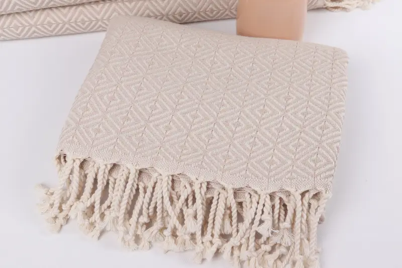 Bachelorette Party Decorations, Turkish Towel Bulk, 70x40 Cotton Diamond Towel, Quick-dry towel, Wedding Shower Gift, Lightweight Turkish towel - 5