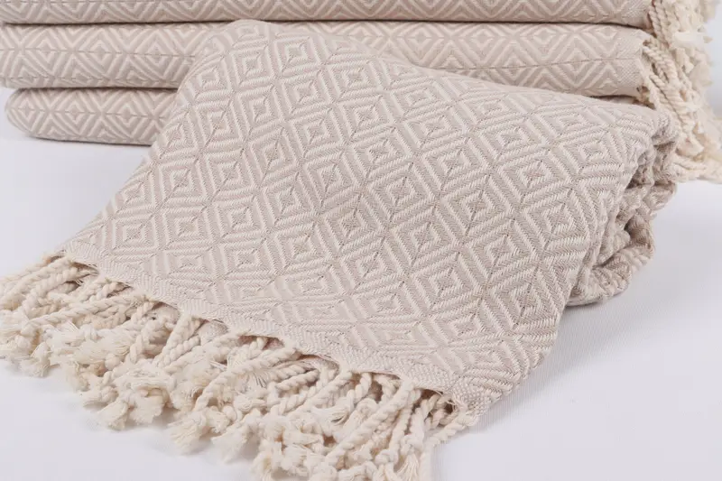 Bachelorette Party Decorations, Turkish Towel Bulk, 70x40 Cotton Diamond Towel, Quick-dry towel, Wedding Shower Gift, Lightweight Turkish towel - 4