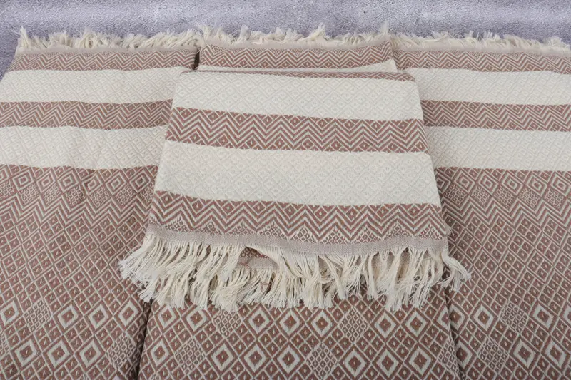 Travel towel, 70x40 Cotton Diamond Towel, Valentines Day Gift For Him, Thin towel, Bachelor Bachelorette Party Favors, Sand-Resistant Peshtemal - 4