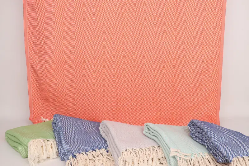 Bachelorette Party Gift, 70x40 Cotton Chevron Towel, Gift For Best Friend, Personalized Beach Towel, Turkish Towel Set, Handmade Gift, Pool Towels - 8