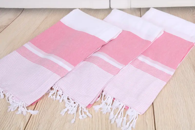 Best Friend Christmas Gift, 68x40 Cotton Striped Towel, Soft towel, Turkish Towel Beach, Turkish towel, Organic cotton peshtemal for spa and beach - 6