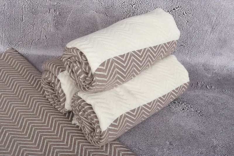 Home Gift, Custom Name Towel, Turkish Towel USA, Personalized Towel, Spa Gift Towel, Gym Towel, 70x40 Cotton Zig zag Towel, Monogrammed Beach Towel - 7