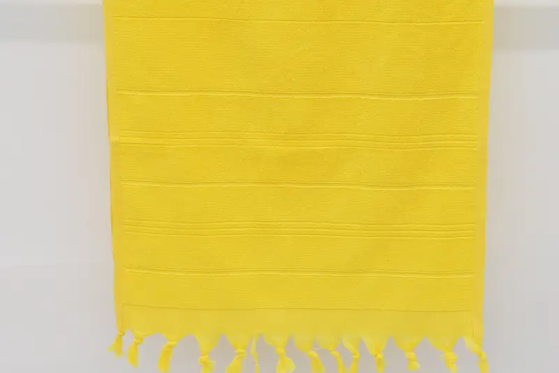 Banyo havlu, spa havlu, düğün hediyesi, monogramlı el havlu, Cadılar Bayramı Hediyeleri, Ev için Hediye, 40x18 Pamuklu Çizgili Terry Havlu, Seyahat Havlu - 4