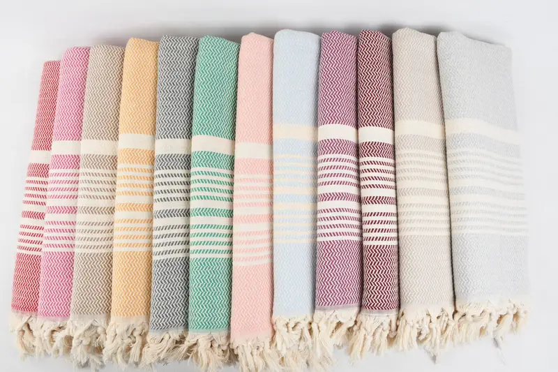 Gifts For Him, Peshtemal, Turkish Towel Personalized, Florida Bachelorette Party Favors, Large Turkish Towel, 70x40 Cotton Striped Towel, Thin towel - 2