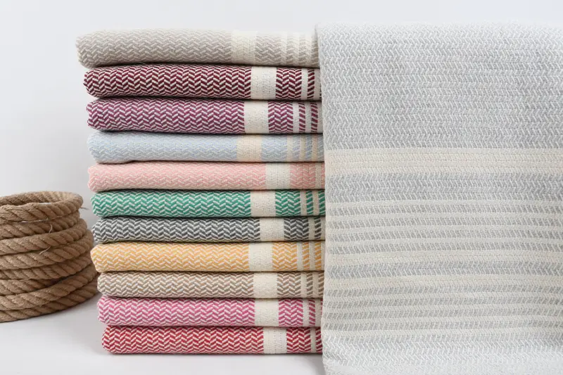 Gifts For Him, Peshtemal, Turkish Towel Personalized, Florida Bachelorette Party Favors, Large Turkish Towel, 70x40 Cotton Striped Towel, Thin towel - 1