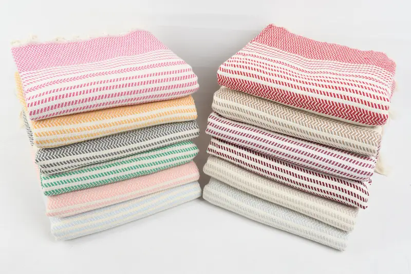 Gifts For Him, Peshtemal, Turkish Towel Personalized, Florida Bachelorette Party Favors, Large Turkish Towel, 70x40 Cotton Striped Towel, Thin towel - 3