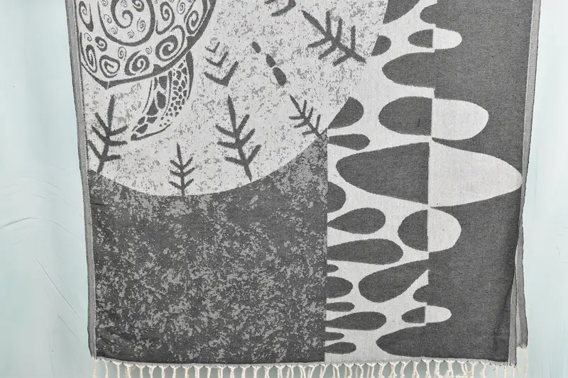 Bridemaids Beach Towel, Personalized Gifts, Hammam towel, Customized Towels, Turkish Towel Set, Bachelor Gifts, 70x40 Cotton Turtle Design Towel - 1