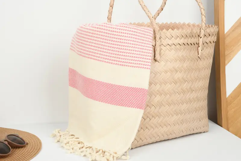 Handmade Gift, Beach Bachelorette Party Decorations, Summer Gift, Grandma Gift, 70x40 Cotton Polka Dot Towel, Bachelorette Gifts, Custom Name Towel - 8
