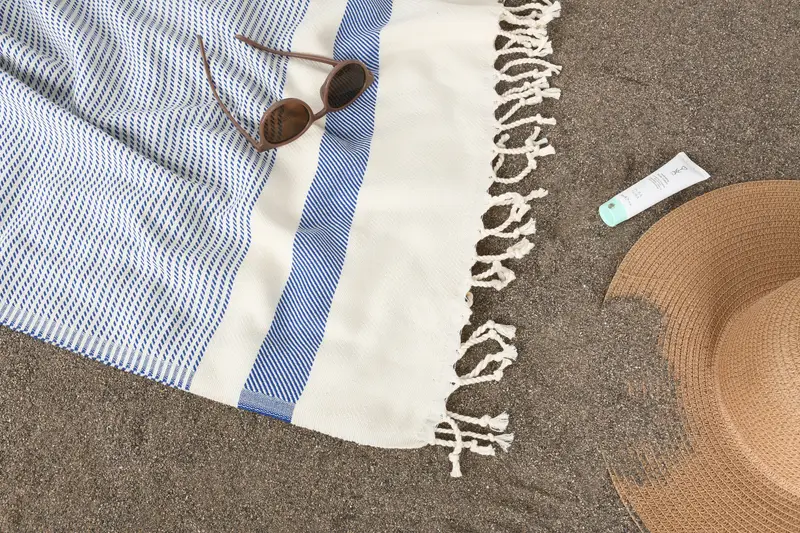 Handmade Gift, Beach Bachelorette Party Decorations, Summer Gift, Grandma Gift, 70x40 Cotton Polka Dot Towel, Bachelorette Gifts, Custom Name Towel - 7
