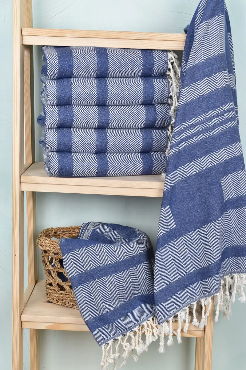 68x38 Cotton Chevron Towel, Custom Beach Towel, Absorbent Turkish towel, Girls Weekend Getaways Ideas, Best Friend Gift Ideas, Quick-dry peshtemal - 3