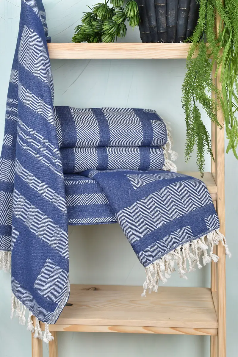 68x38 Cotton Chevron Towel, Custom Beach Towel, Absorbent Turkish towel, Girls Weekend Getaways Ideas, Best Friend Gift Ideas, Quick-dry peshtemal - 6