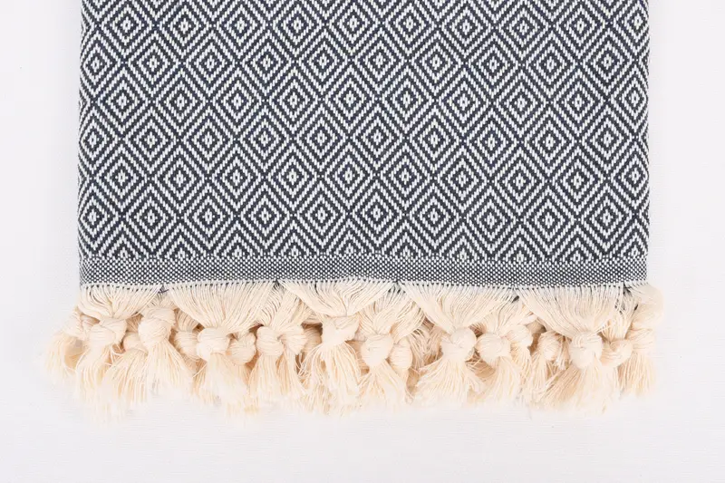 Welcome Wedding Gift, Kids Beach Towel, Travel towel, Best Beach Towel, 70x40 Cotton Diamond Towel, Best Friend Gift, Turkish Beach Towel Monogram - 3