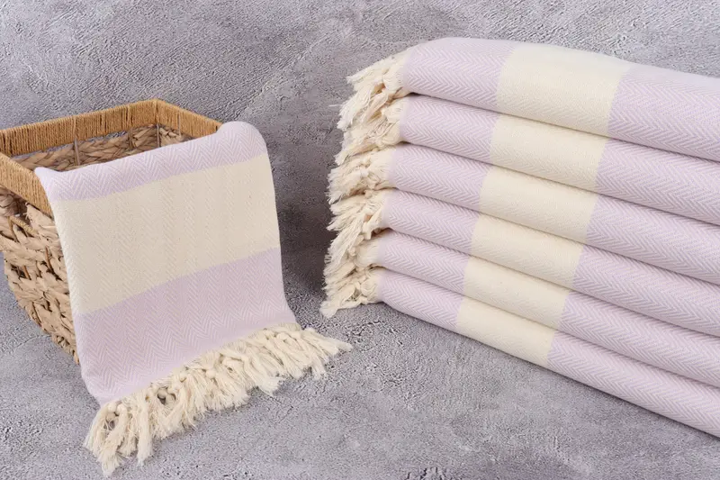 Turkish bath towel, Valentines Day Gift Idea, Absorbent towel, Extra large Turkish bath towel, 70x40 Cotton Herringbone Towel, Summer Gift - 3