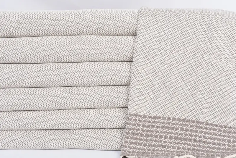 40x20 Cotton Striped Towel, Bridal Shower Favor, Personalized Hand Towel, Wedding Gift, Kitchen Towel, Custom Wedding Gift From Bridesmaid - 2