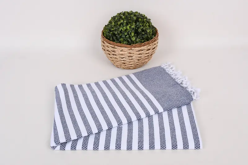 Embroidery Towel, Lightweight Turkish towel, Customized Towels, 68x40 Cotton Striped Towel, Bachelorette Gifts, Turkish Towel Beach, Yoga Towel - 4