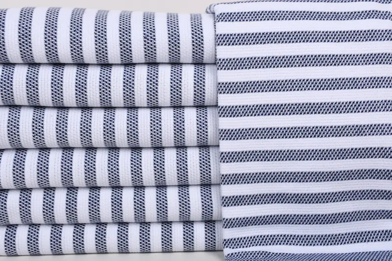 Embroidery Towel, Lightweight Turkish towel, Customized Towels, 68x40 Cotton Striped Towel, Bachelorette Gifts, Turkish Towel Beach, Yoga Towel - 1