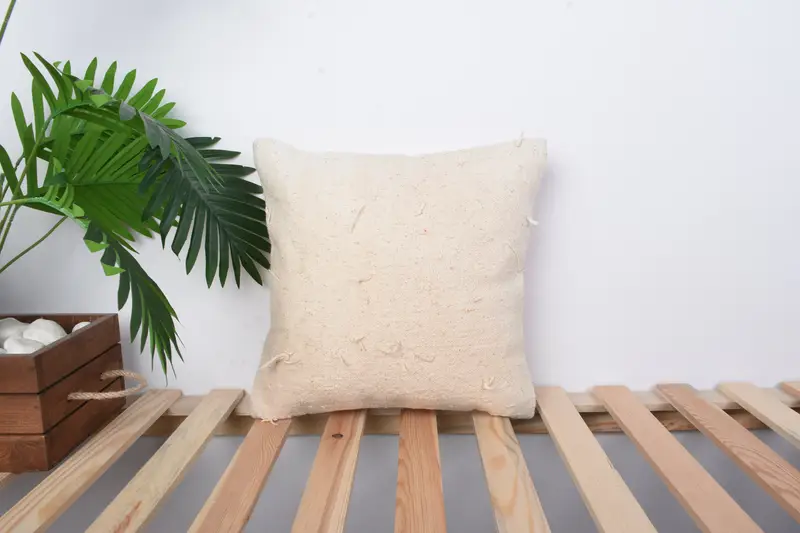 14x14 White Pillow Case, Interior Designer Pillow, Vintage Throw Pillow Case, Gift Pillow, Ethnical Kilim Rug Pillow, Cushion - 1