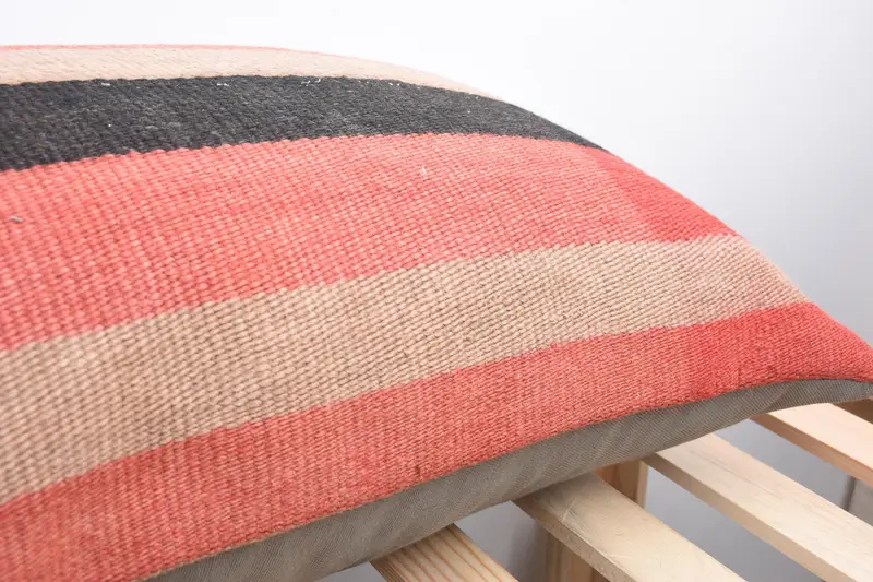 Boho yastık sahte kapak, yastık kılıfı, 16x48 kahverengi yastık, ev dekorasyonu yastığı, açık destek yastığı sahte, kanepe için yastık, güneybatı yastığı - 7