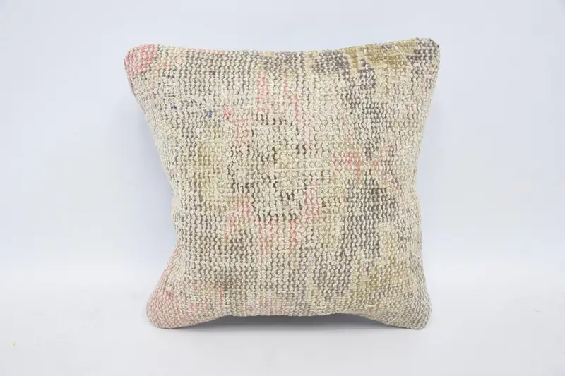 Pink 30x30 cm Turkish Pillow Case, Saloon Gift Cushion Case - 1