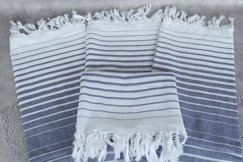 Bachelor Party Gifts, Bridesmaid Towel, Wedding Gift, Custom Gift, 68x36 Cotton Striped Towel, Personalized Wedding Gift, Gift For Wedding Day - 4