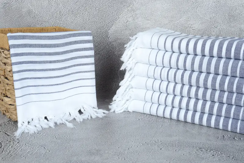 Bachelor Party Gifts, Bridesmaid Towel, Wedding Gift, Custom Gift, 68x36 Cotton Striped Towel, Personalized Wedding Gift, Gift For Wedding Day - 3