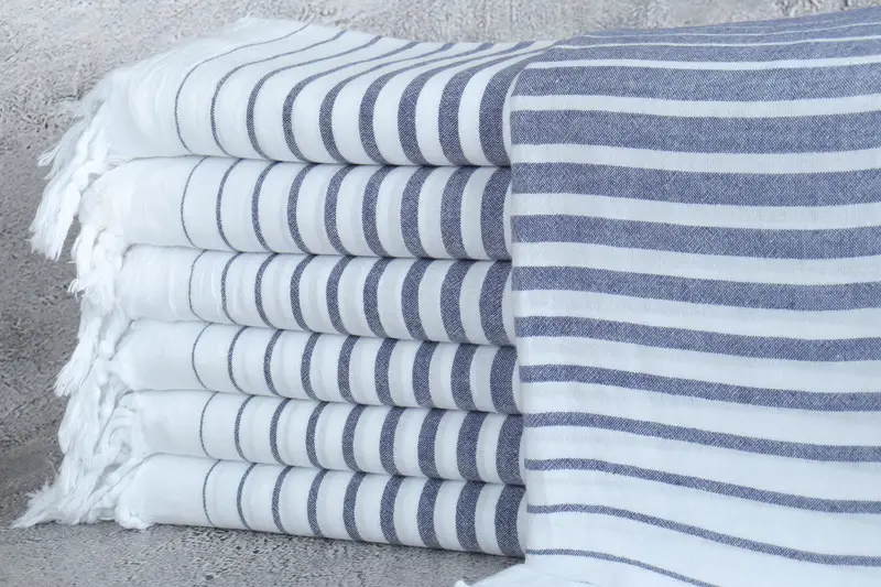 Bachelor Party Gifts, Bridesmaid Towel, Wedding Gift, Custom Gift, 68x36 Cotton Striped Towel, Personalized Wedding Gift, Gift For Wedding Day - 1