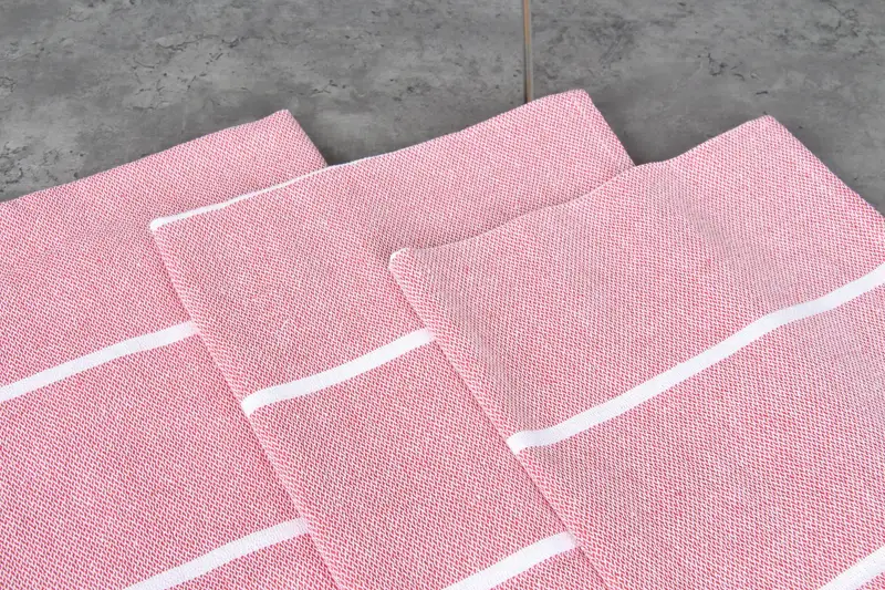 Wedding Favors, Personalized Kitchen Towel, Turkish Towel Hand Towel, Bridesmaid Proposal Gift, 38x18 Cotton Striped Towel, Turkish Towel Monogram - 6