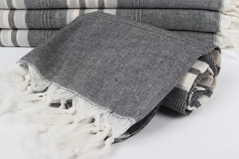 Summer Gift, Custom Towel, 68x40 Cotton Striped Towel, Spa Gift Towel, Beach Theme Wedding Gift, Gym Towel, Custom Wedding Gifts, Peshtemal - 4