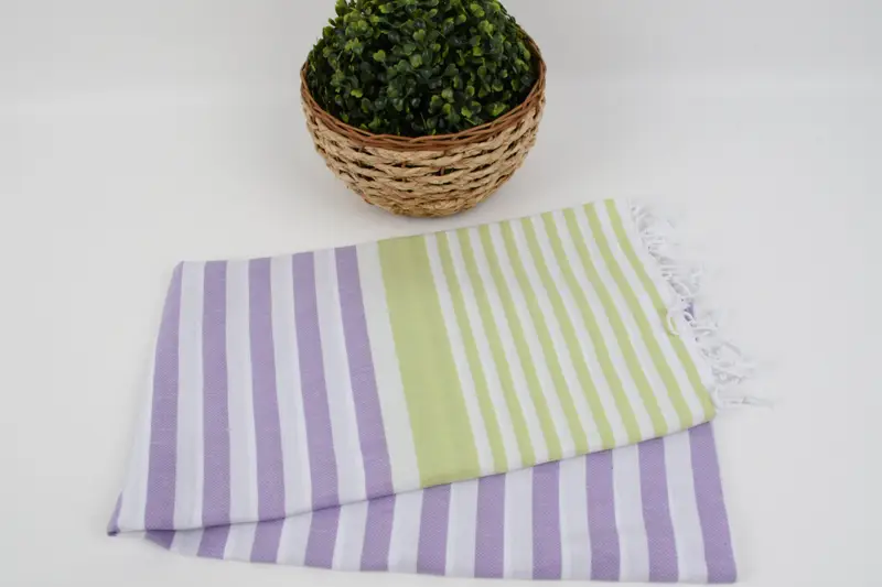 68x36 Cotton Striped Towel, Bachelor Gifts, Organic towel, Valentines Day Gift For Her, Spa Towel, Turkish beach towel, Personalised Gift - 4
